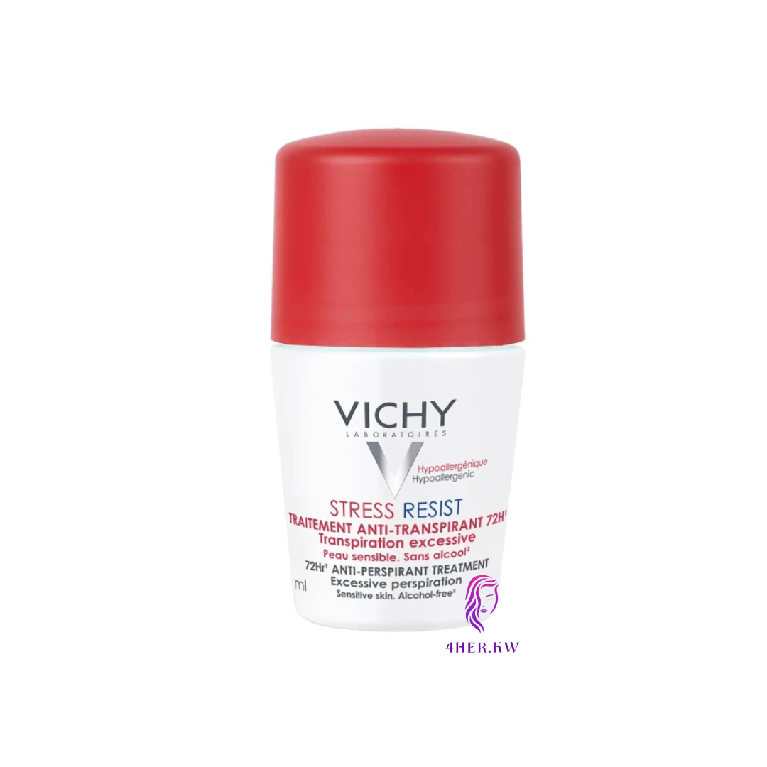 VICHY DEODORANT STRESS RESIST ROLL-ON 72H -Red