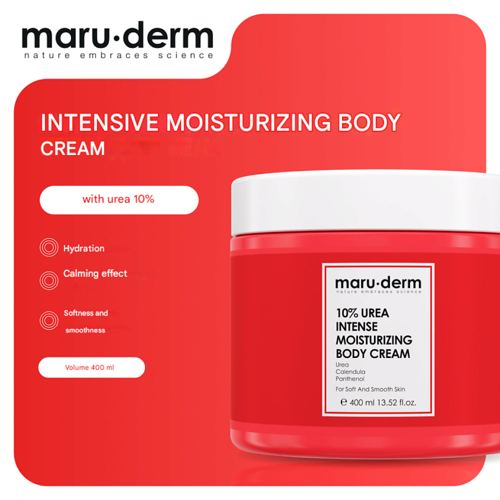 Maruderm 10% Urea Intense Moisturizing Body Cream – 400 ml