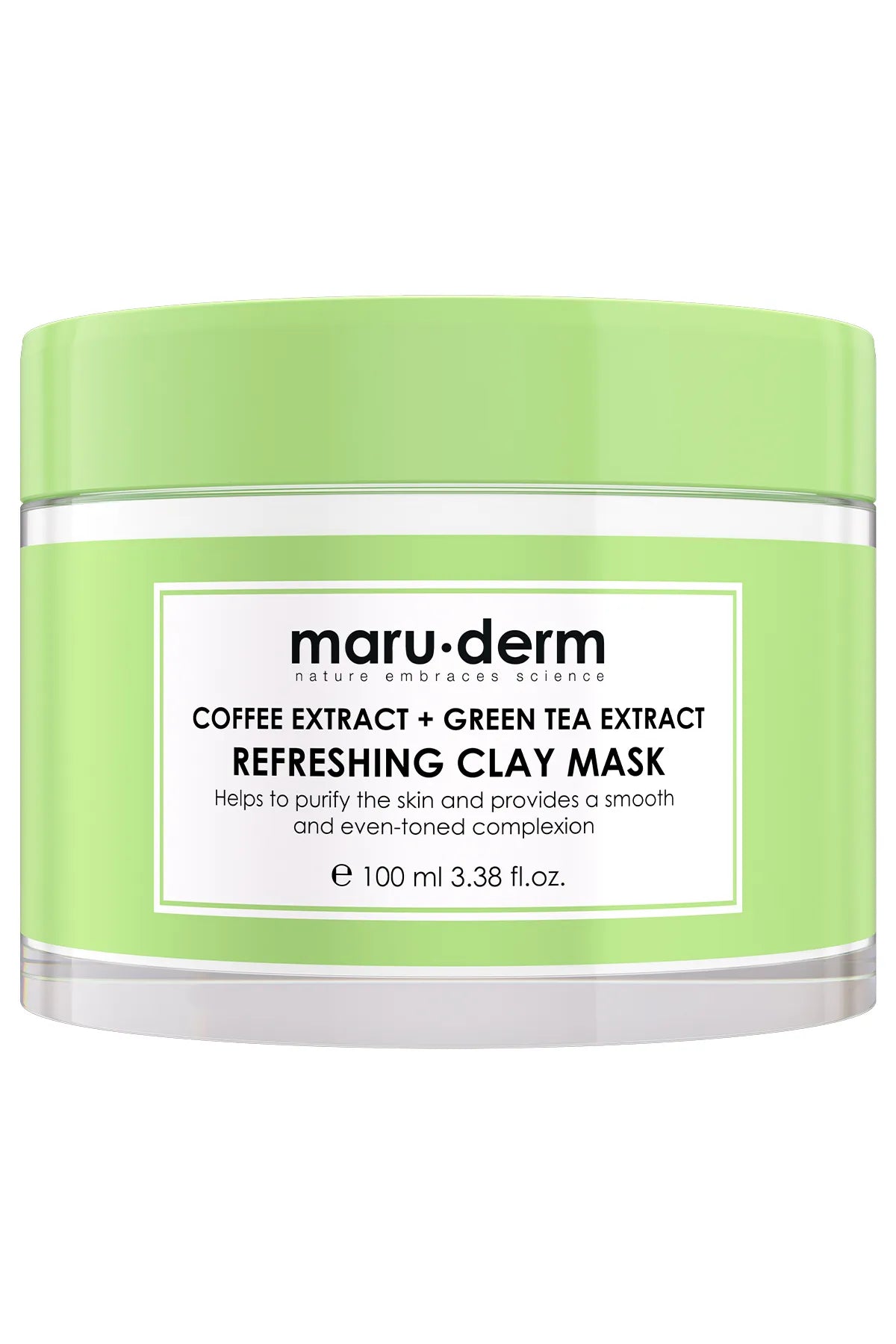 Maruderm Coffee Extract + Green Tea Extract Refreshing Clay Mask – 100 ml