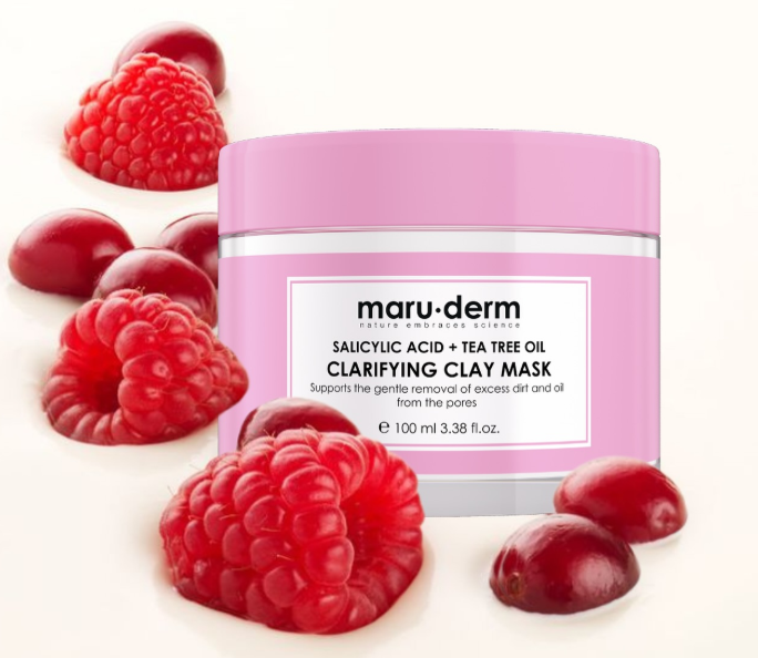 Maruderm Salicylic Acid + Tea Tree Oil Clarifying Clay Mask – 100 ml
