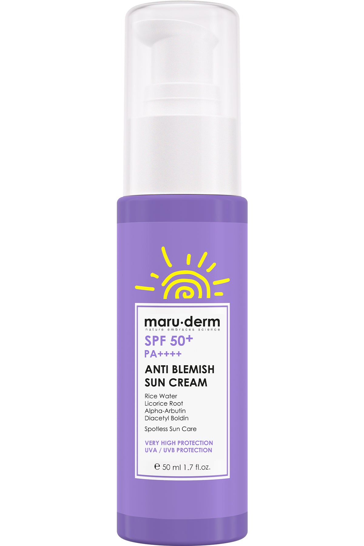 Maruderm SPF 50+ Anti-Blemish Sun Cream – 50 ml