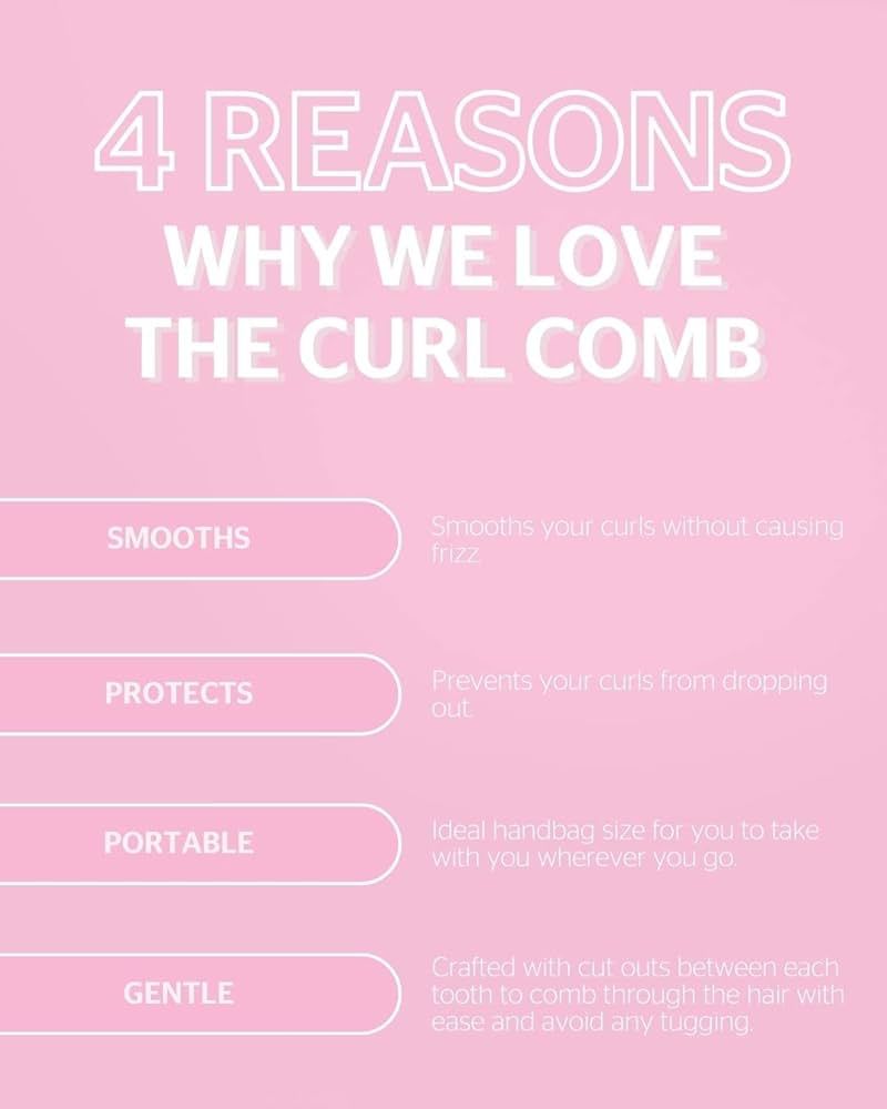 Brushworks Smoothing Curl Comb