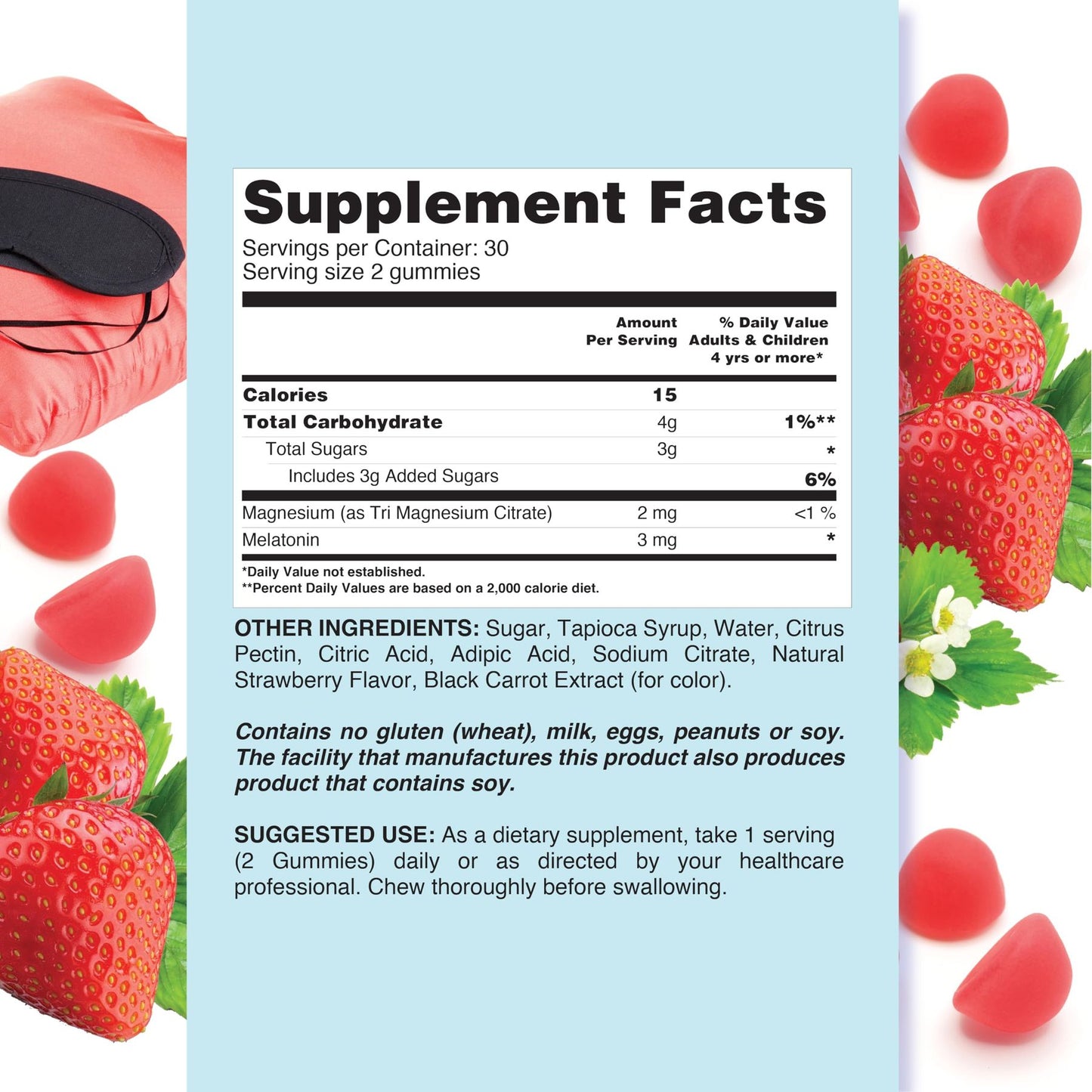 Livs Sleep (Melatonin & Magnesium) Strawberry 60 Gummies