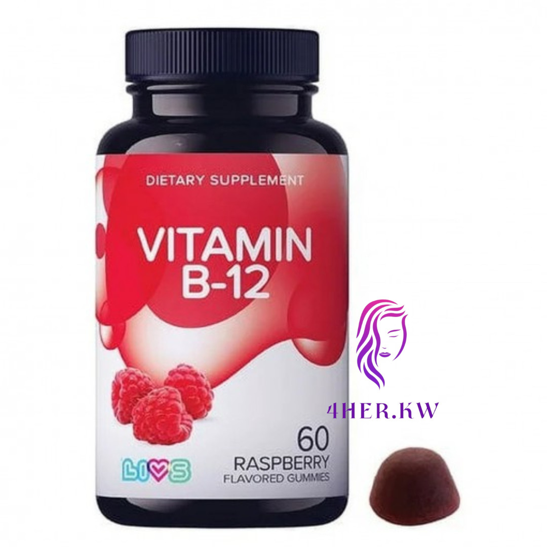 Livs Vitamin B-12 Raspberry Flavored 60 Gummies