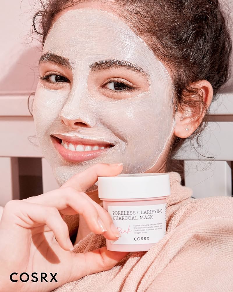 COSRX Poreless Clarifying Charcoal Mask (Pink) – 110g