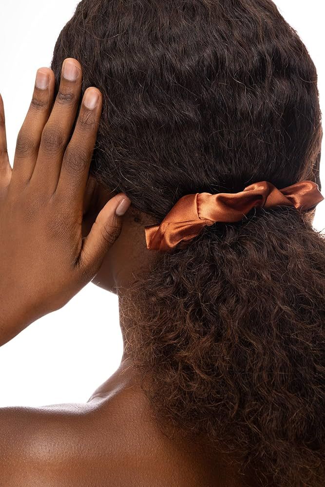 Brushworks Natural Satin Scrunchies