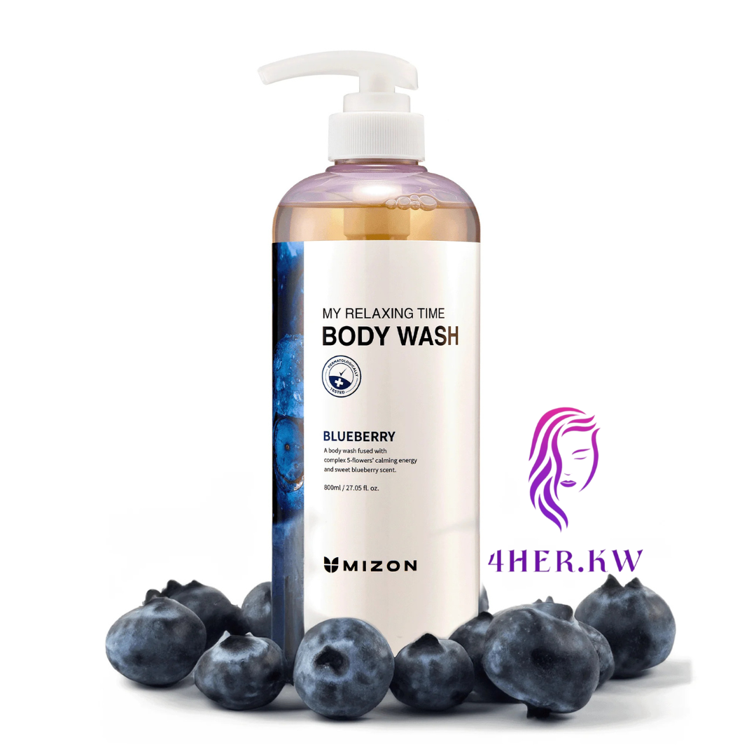 Mizon My Relaxing Time Body Wash Blueberry 800 ml