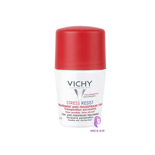 VICHY DEODORANT STRESS RESIST ROLL-ON 72H -Red