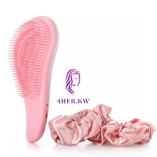 Brushworks Professional Hair Brush With Scrunchie