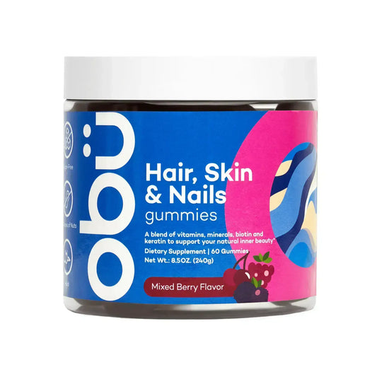 OBU Hair, Skin & Nails Gummies 