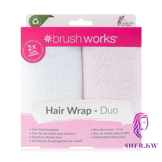 Brushworks Hair Towel Wrap – Duo